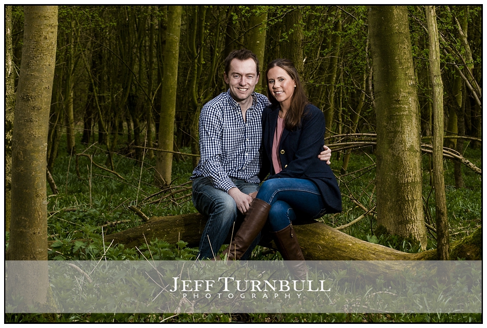 Engagement Shoot Hertfordshire Woodland