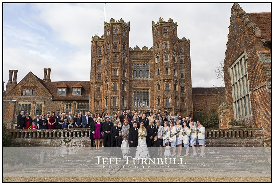 Group Photograph Layer Marney Tower Wedding