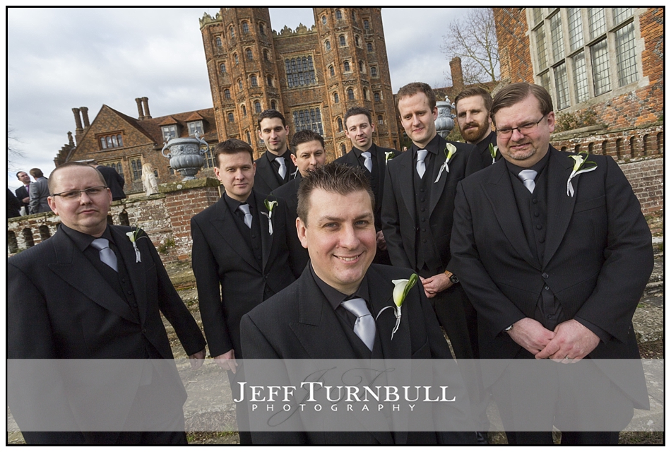 Groom Ushers at Layer Marney Tower