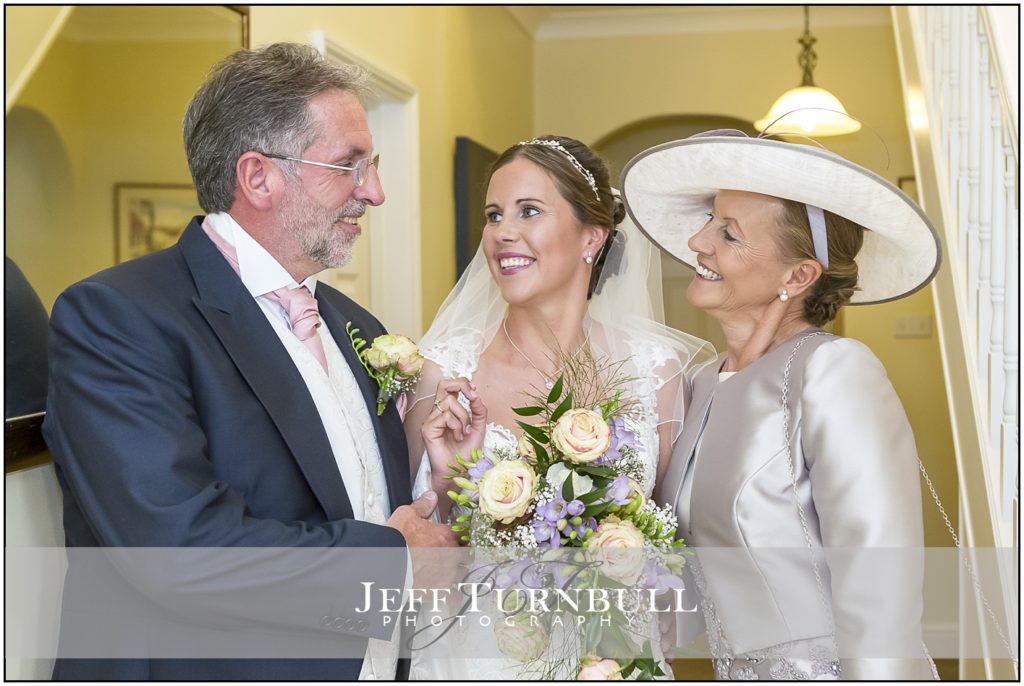 Bride with Mum and Dad