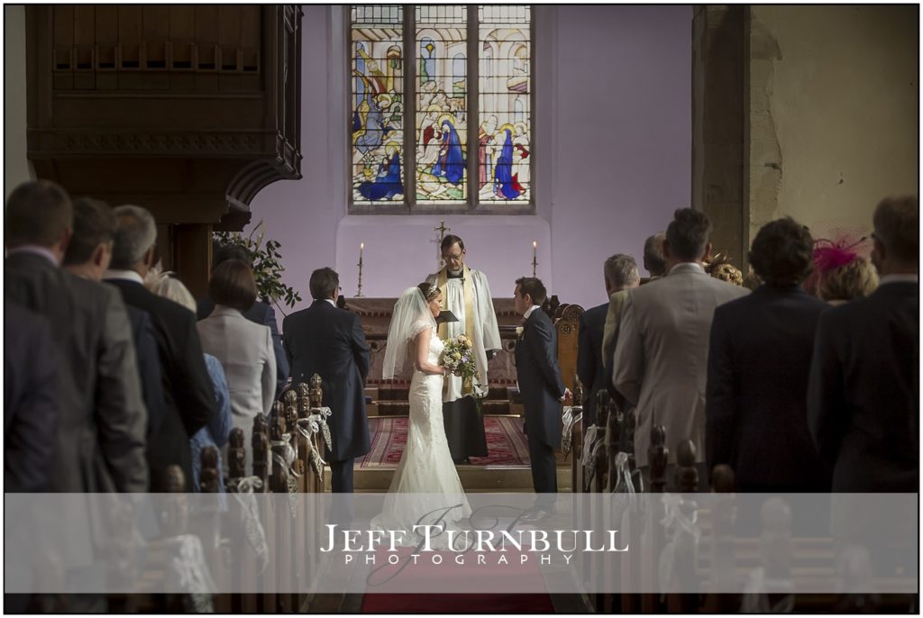 Wedding Ceremony St Mary's Church High Easter