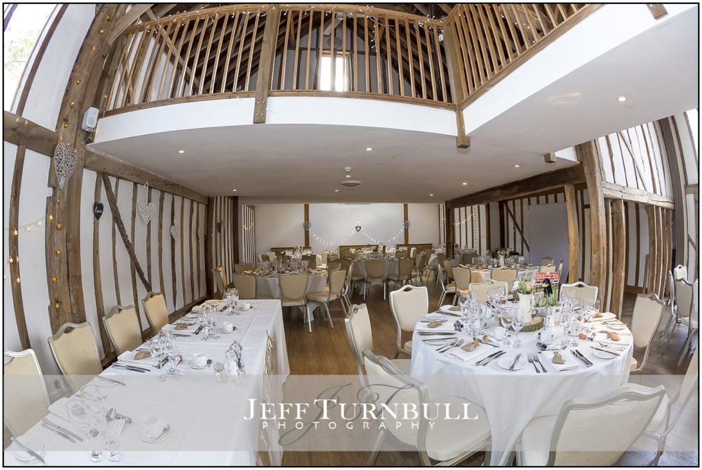 Inside the Barn at Maidens Barn