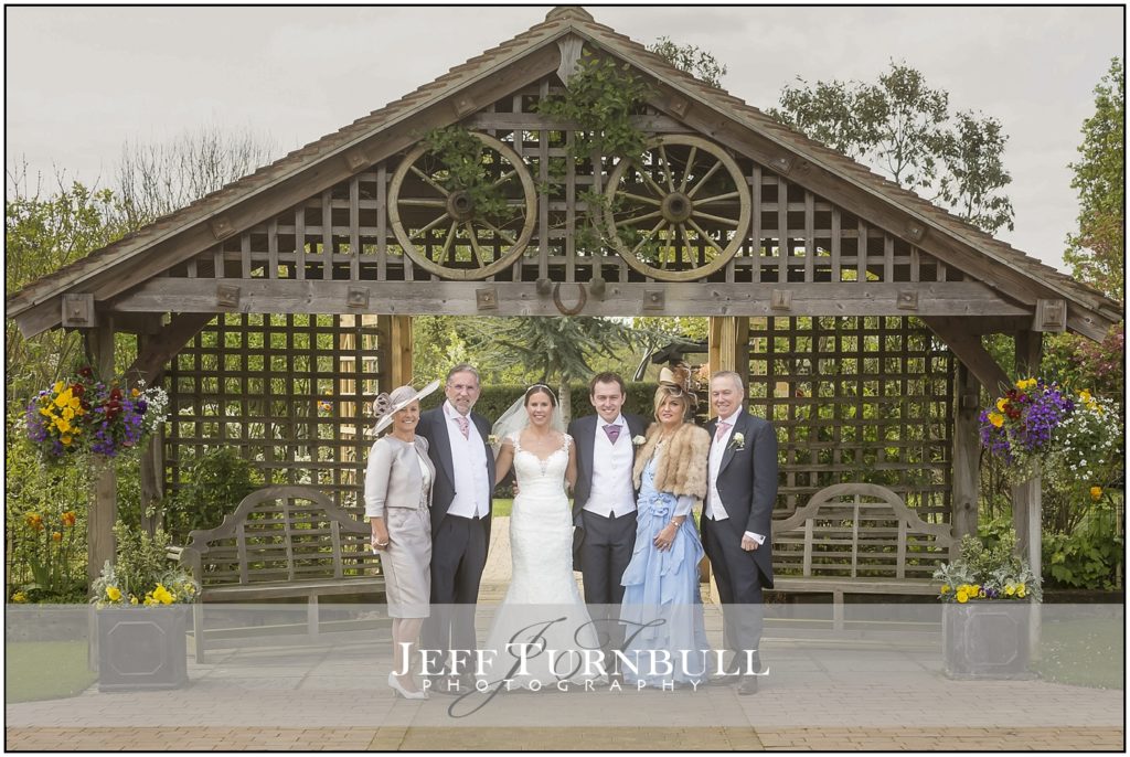 Bride and Groom Maidens Barn Wedding Venue