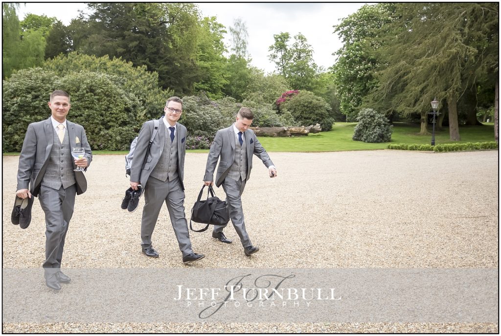 Gosfield Hall Wedding Groomsmen