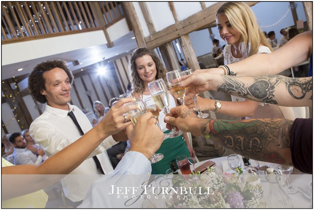 Guests Toasting Maidens Barn