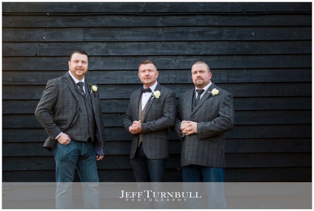 The groom with his brothers