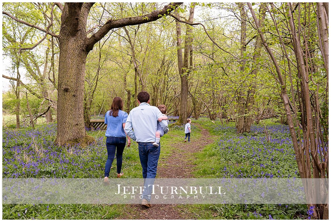Rape Field and Bluebells Wood Portrait Session