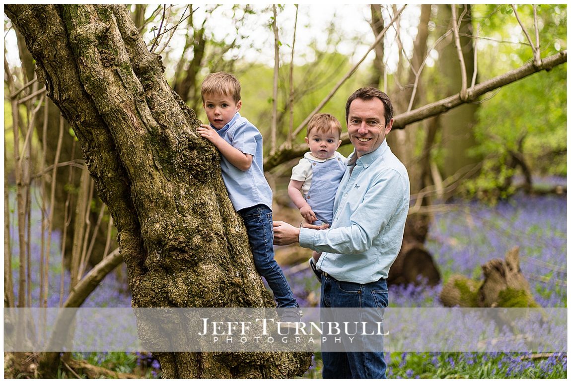 Rape Field and Bluebells Wood Portrait Session