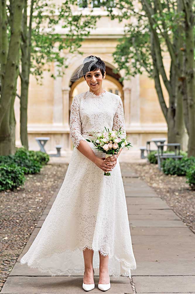 Editorial Wedding Photography Bride with Bouquet
